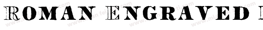 Roman Engraved HPLHS字体转换